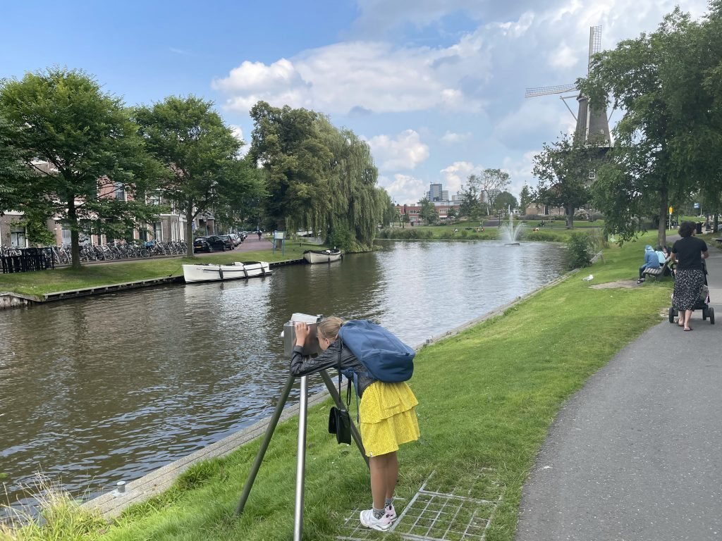 toerist in leiden